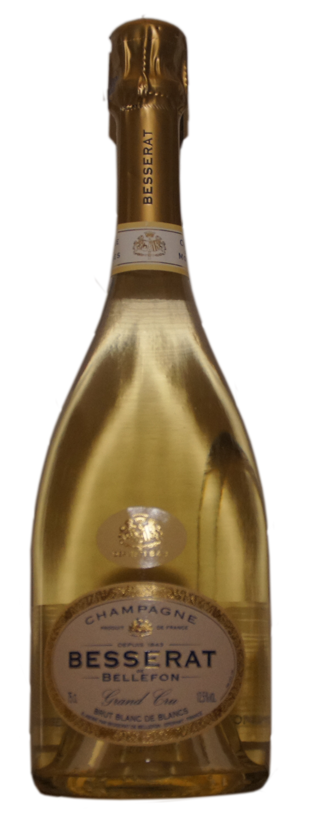 Champagne Cuveè des Moines Brut  Blancs de Blancs 