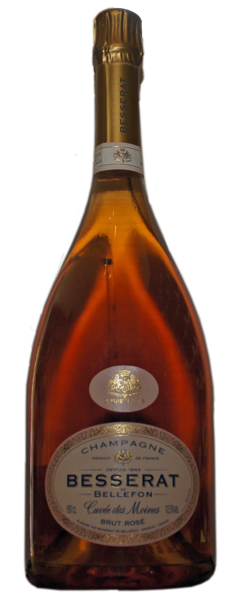 Champagne Cuveè des Moines, Brut, Rosè, 1,5l Magnu