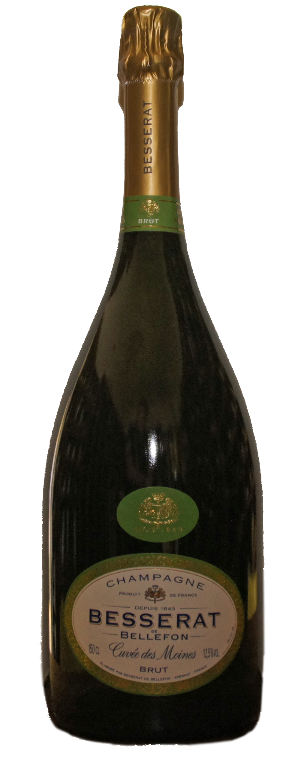 Champagne Cuveè des Moines, Brut, Besserat de Bell